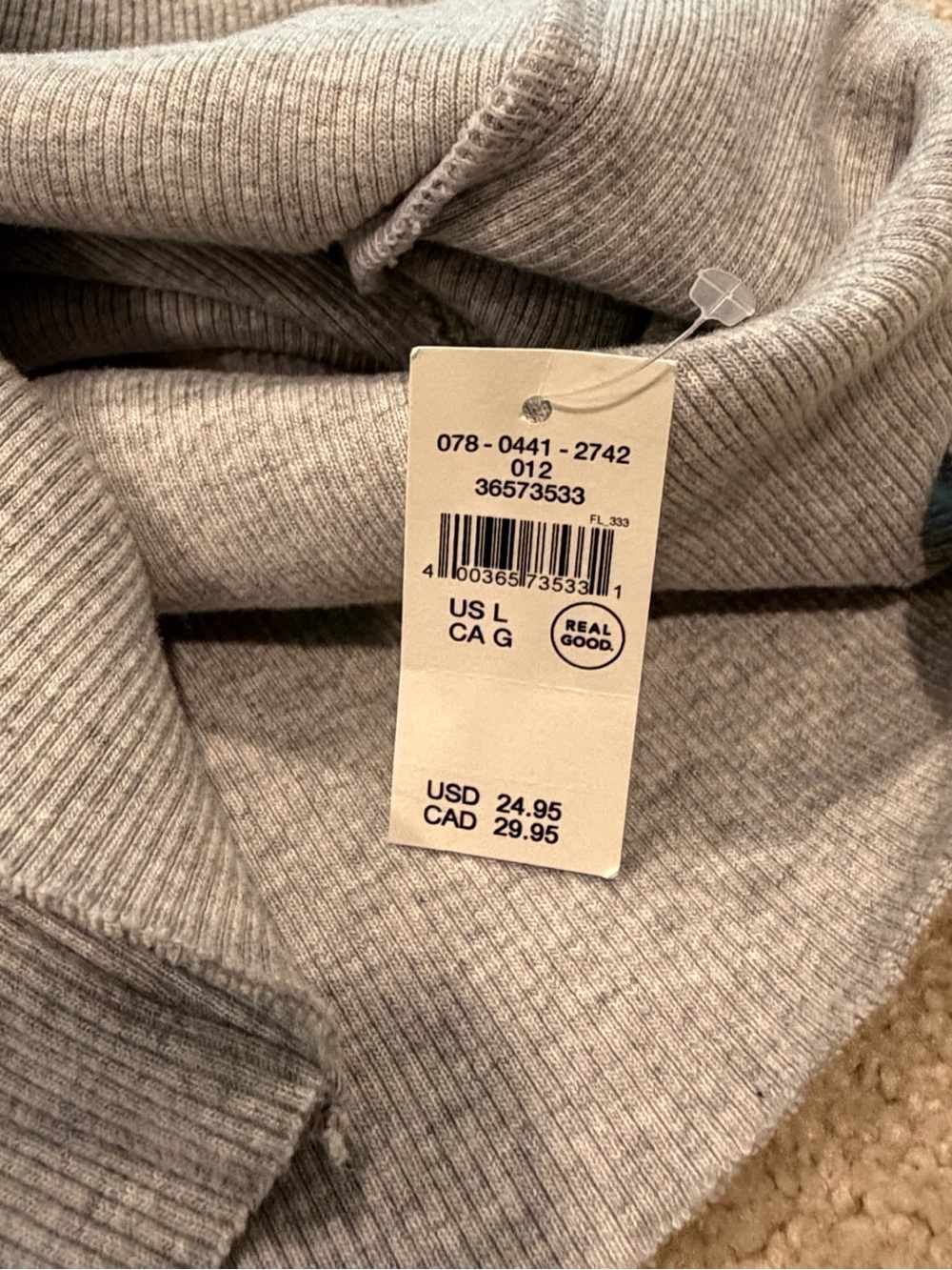 aerie Ribbed Tank Top in Heather Gray - Picture 10 of 10